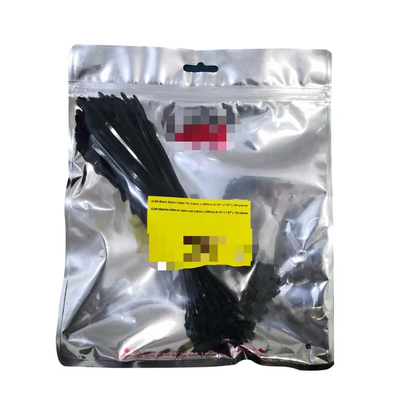 Gpower high quality 3.6*200mm wholesale factory direct selling self-locking nylon cable tie with customizable label