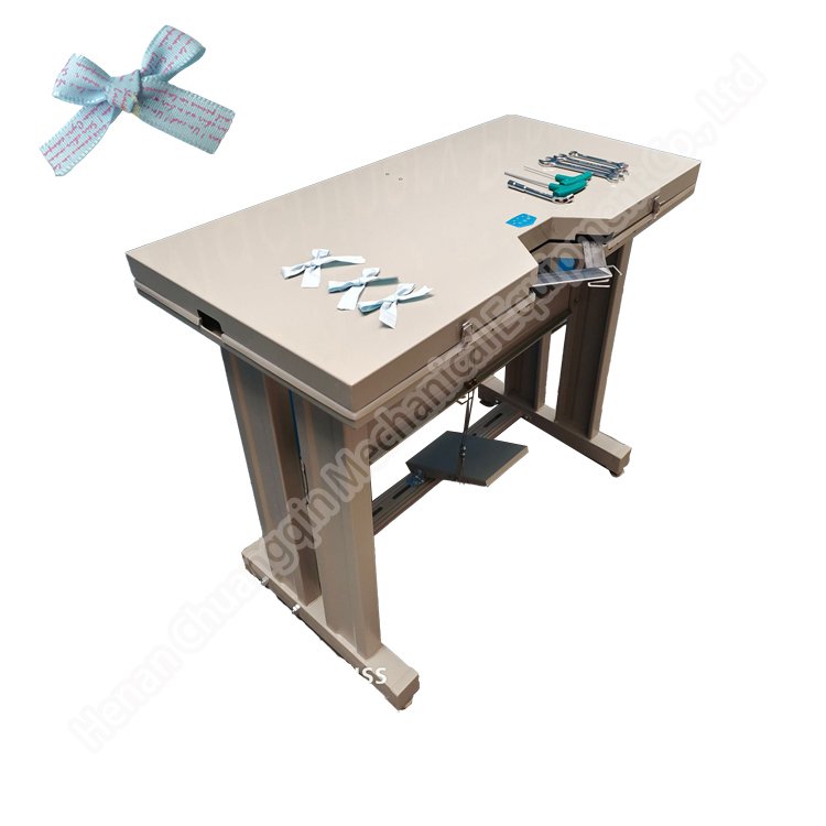 Multifunctional Tie Satin Weaving Automatic Bowknot Simply Operation Ribbon Bow Making Machine