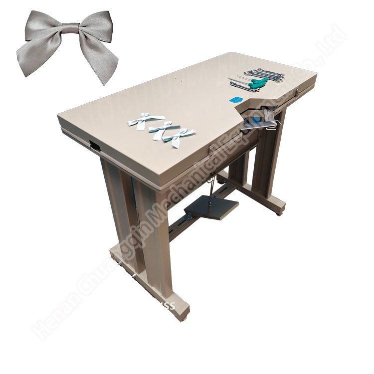 Multifunctional Tie Satin Weaving Automatic Bowknot Simply Operation Ribbon Bow Making Machine
