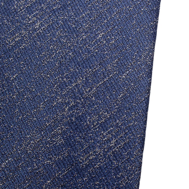Luxury Brand Private Label Tie Manufacturers Men'S Blue Necktie Pattern Silk Woven Ties