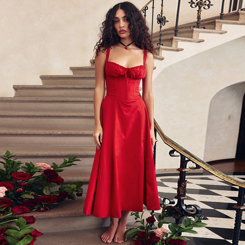 Spaghetti Straps Backless Bodycon Maxi Dress Ladies Club Party Adjustable Dress Vintage Party Sexy Dress Bandage Women 2590