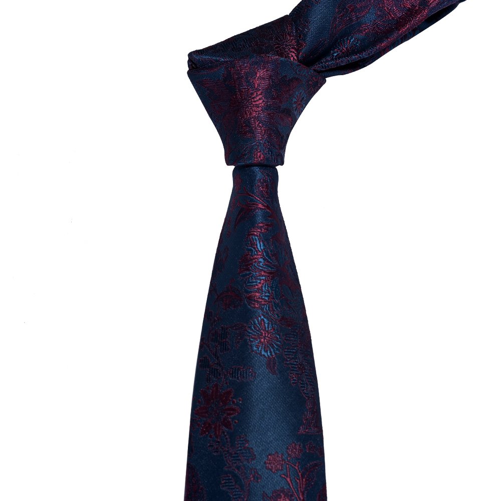YiLi Custom Men's 1200s Microfiber Designer Neckwear Necktie Classic Type Jacquard Polyester Suit Floral Neck ties