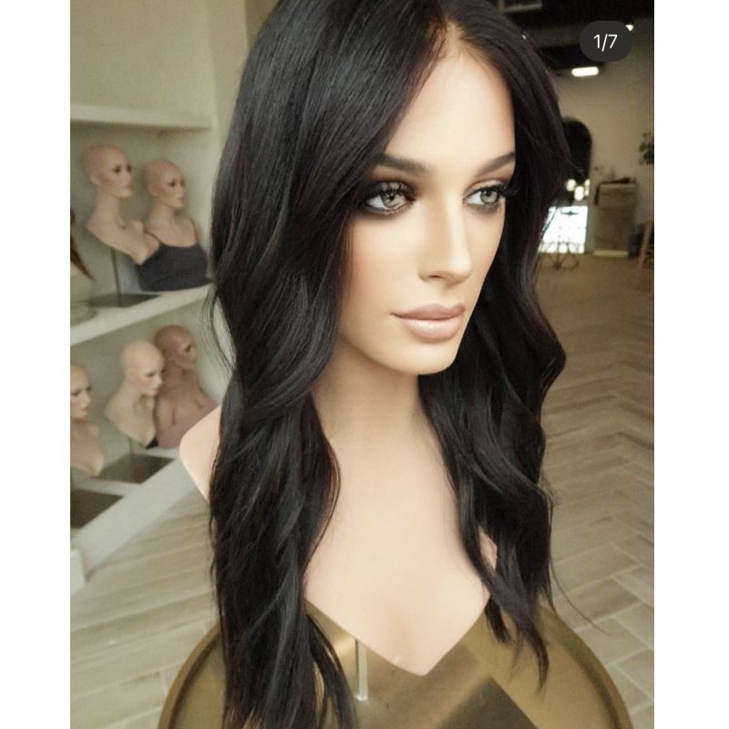 100% human hair natural black color 10inch-24inch full End Full Coverage 7*9 6*8 Silk Top Women toupee Silk Base toppers