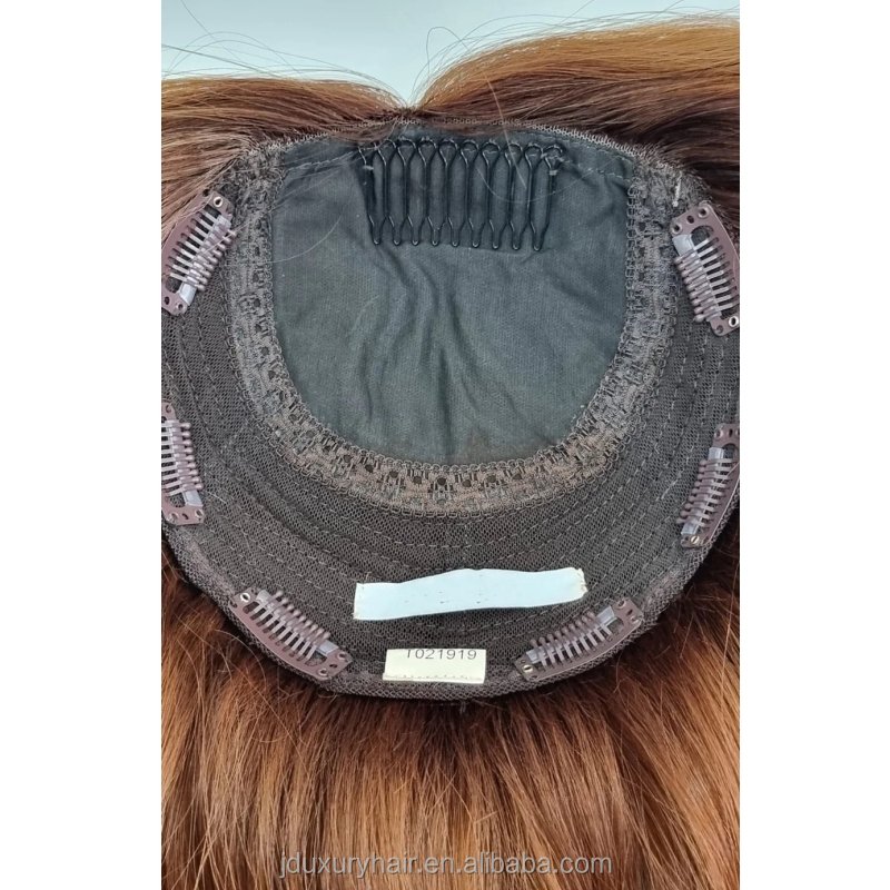 100% human hair natural black color 10inch-24inch full End Full Coverage 7*9 6*8 Silk Top Women toupee Silk Base toppers