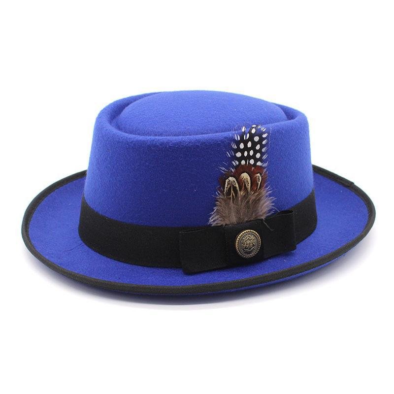 Attention to Detail Blank Leather Flat Top Tie-Dye Leather Emboss Bucket Hat Sun Hat Nfl Bucket Hats