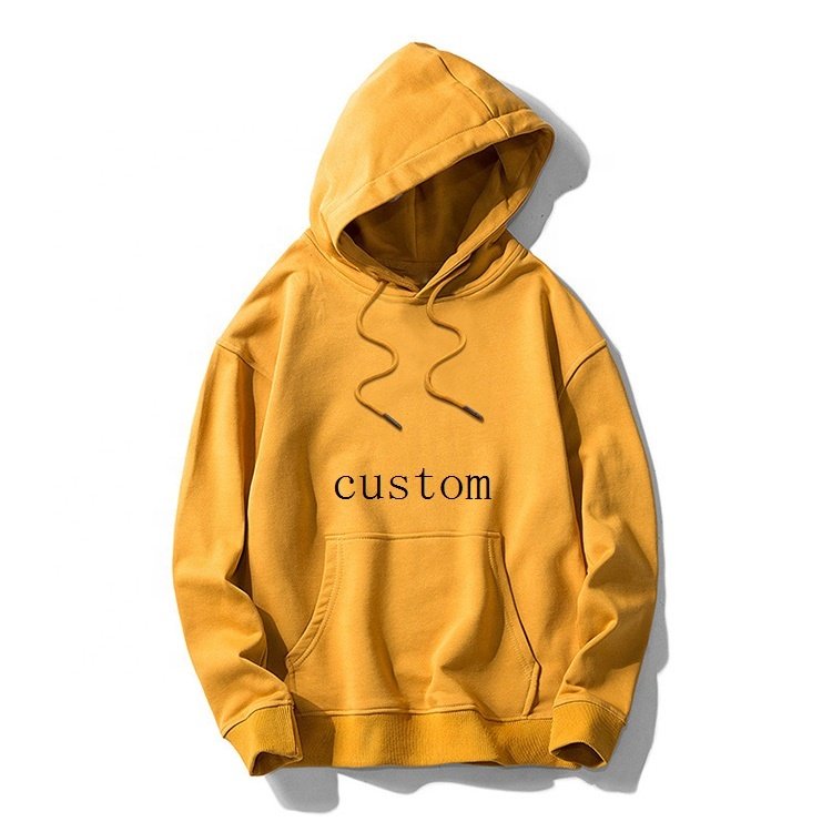 French Terry Embroidery Custom Hoodie custom plus size women's hoodies & sweatshirts performance embossed hoodies
