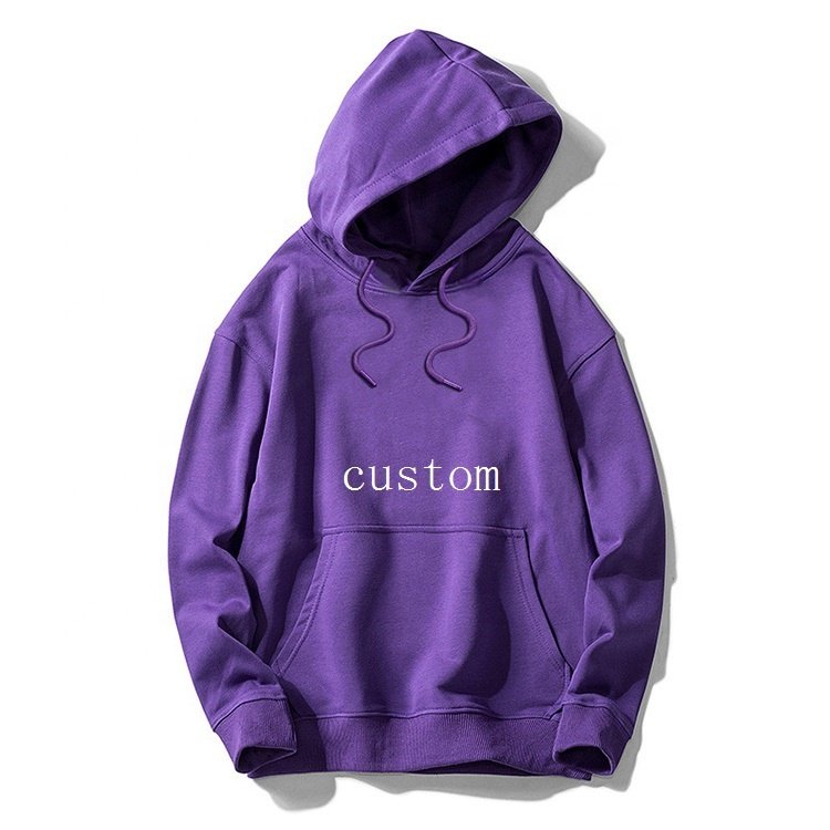 French Terry Embroidery Custom Hoodie custom plus size women's hoodies & sweatshirts performance embossed hoodies