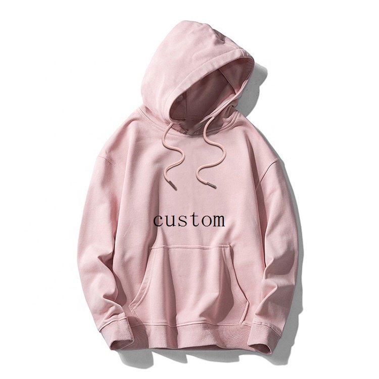 French Terry Embroidery Custom Hoodie custom plus size women's hoodies & sweatshirts performance embossed hoodies