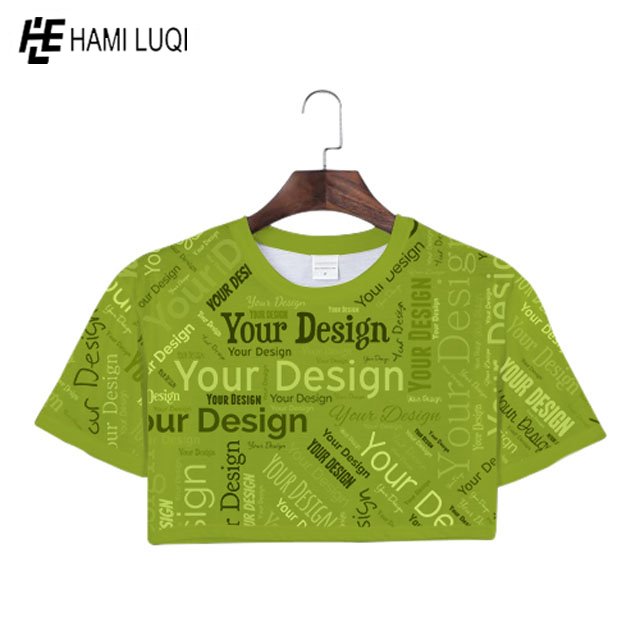Custom cropped fitted graphic tee Cotton Crop womens t-shirts White Yoga workout Shirts Ladies Crop Top T shirt premium, slim