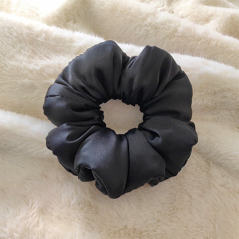 Wholesale Hot Sale Satin Silk Sleep Pillow Scrunchies Stuffing Cotton Without Tugging Or Snagging For Girls