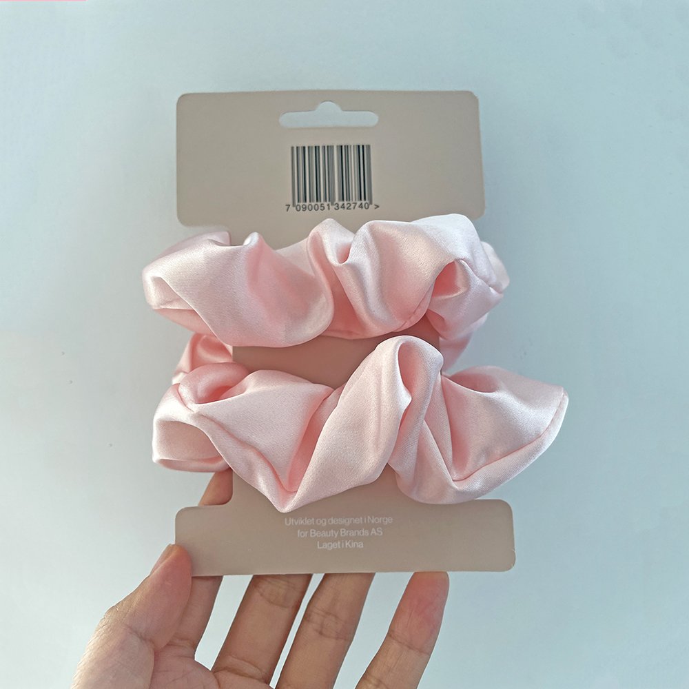 Satin Silk Scrunchies Large Size Hair Bands Multi Color Faux Silk Hair Ties Satin Scrunchies