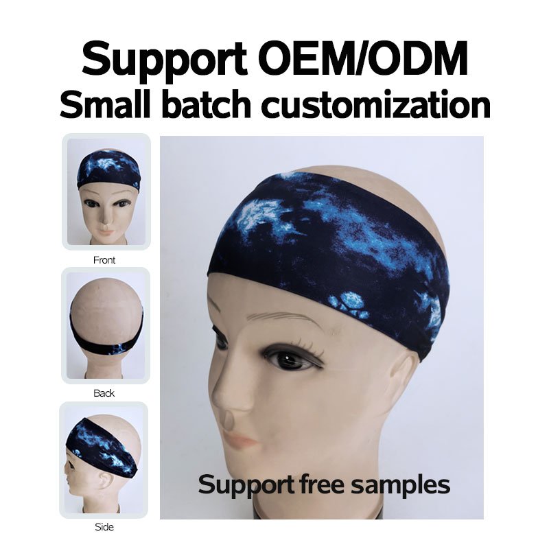 Shuntaixin Sweat Sucking Breathable Head Cycling Hair Band Headband Sport Customised Logo Head Sweatbands For Soccer Training