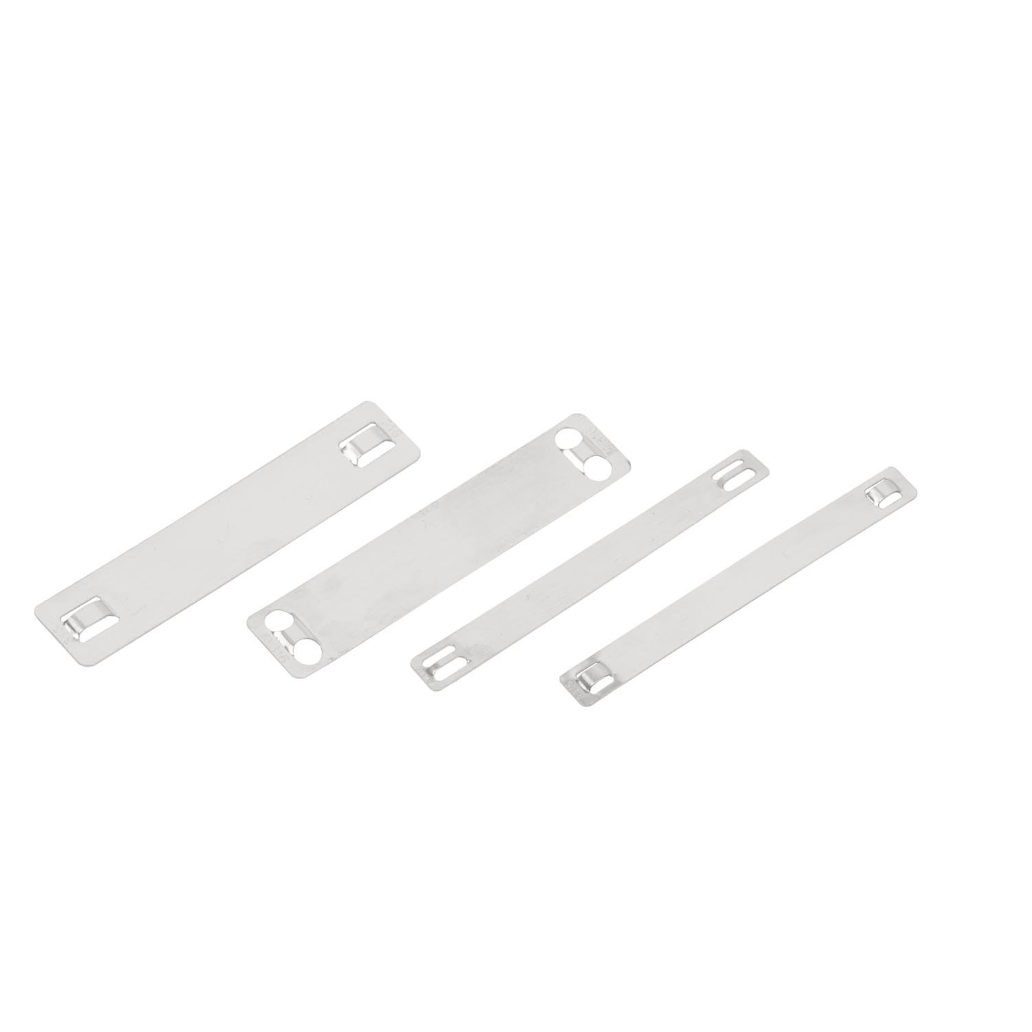 Stainless Steel 304 And 316 Material 19x89x0.4mm Tags Can Be Customized