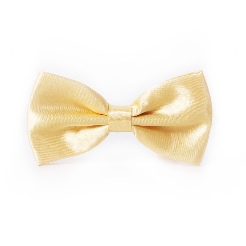 Simple Fashion low price wedding party solid color polyester self tie bowties for men