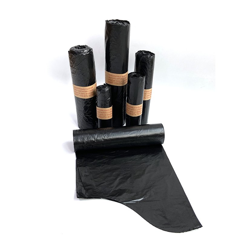 Custom Plastic Pe 55-60 Gallon Contractor Rubbish Trash Bags Cross Tie 3.0 Mil, Large Black Cross Tie Heavy Duty Garbage Bags