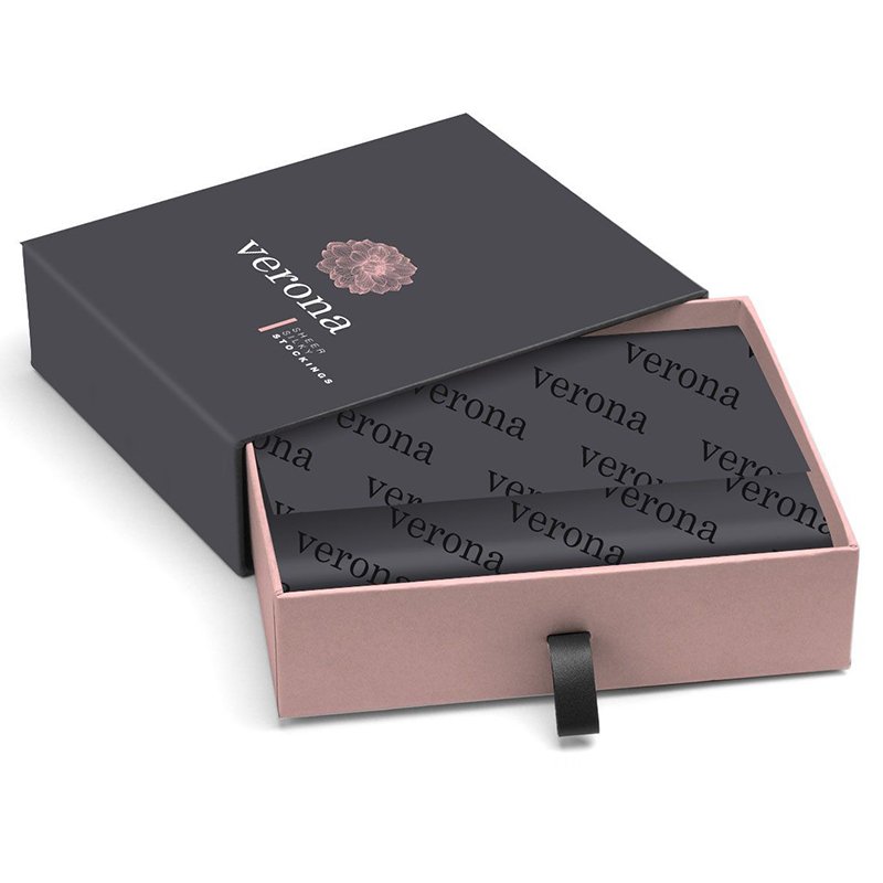 Custom Cardboard Drawer Sliding Gift Bow Tie Kraft Paper Packaging Box