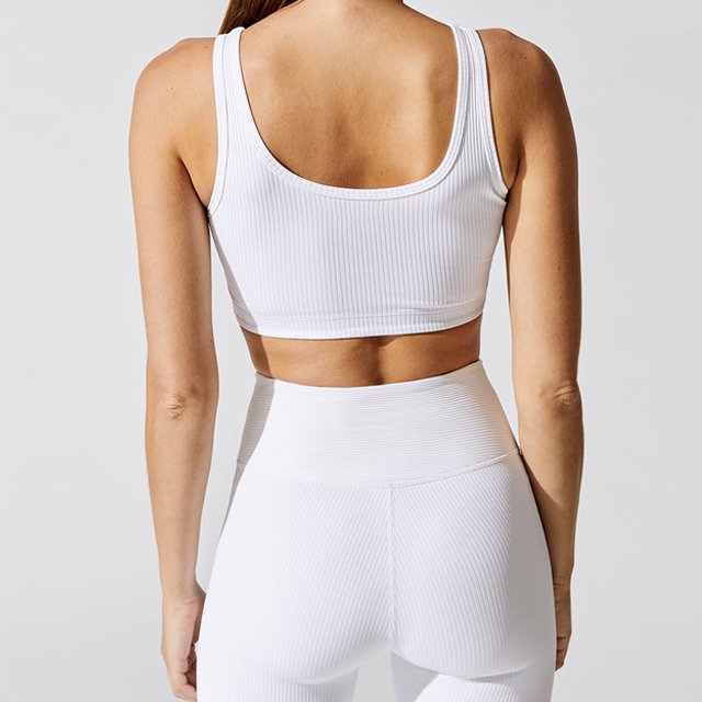 SHH Customized Modern Style Ultra-soft Active workout women crop tops jumping or exercising Medium Support Seamless Sports Bra