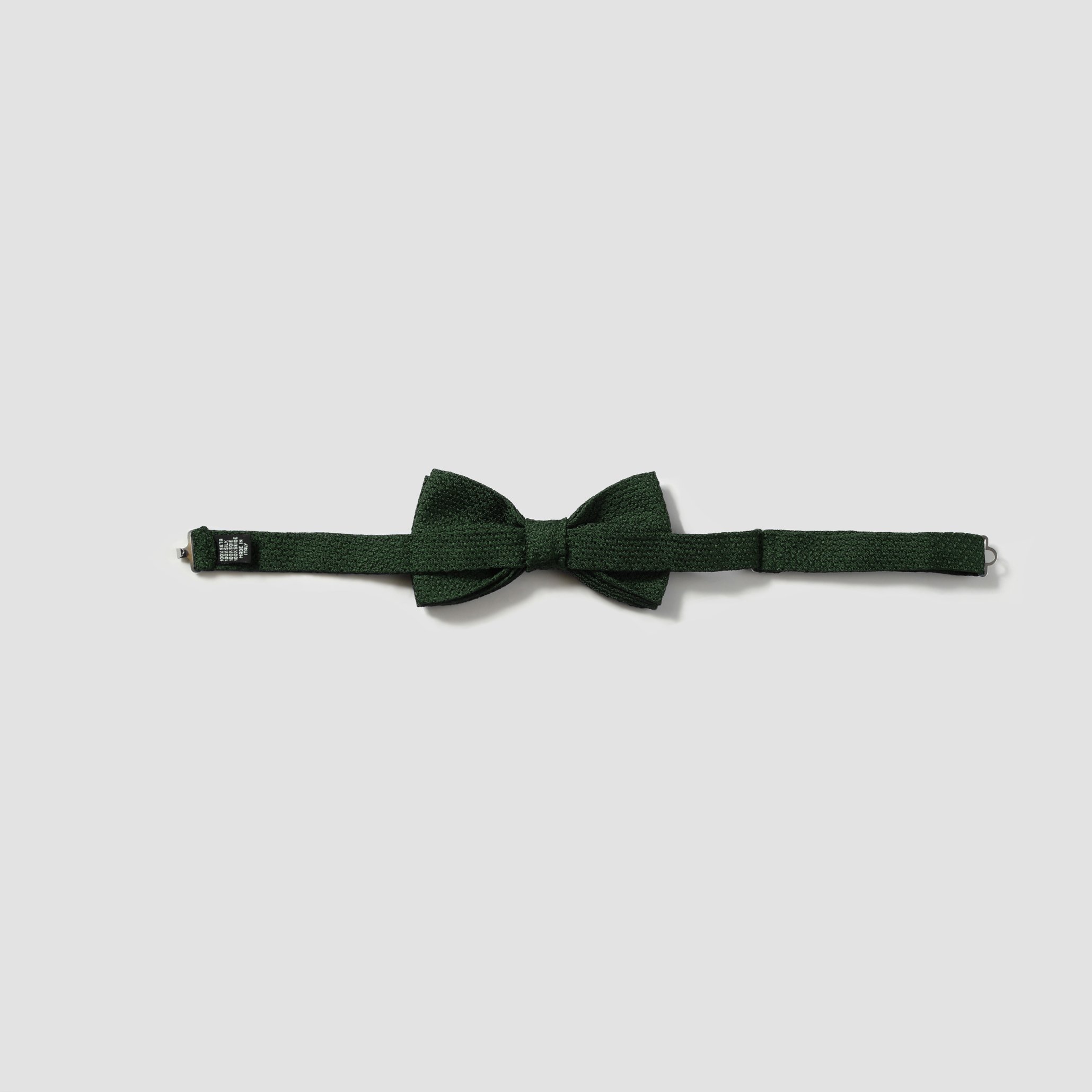 Luxurious Italian Bow Tie in Vibrant Color - Finely Woven 100% Silk - Handcrafted Hem, Customized to Your Style