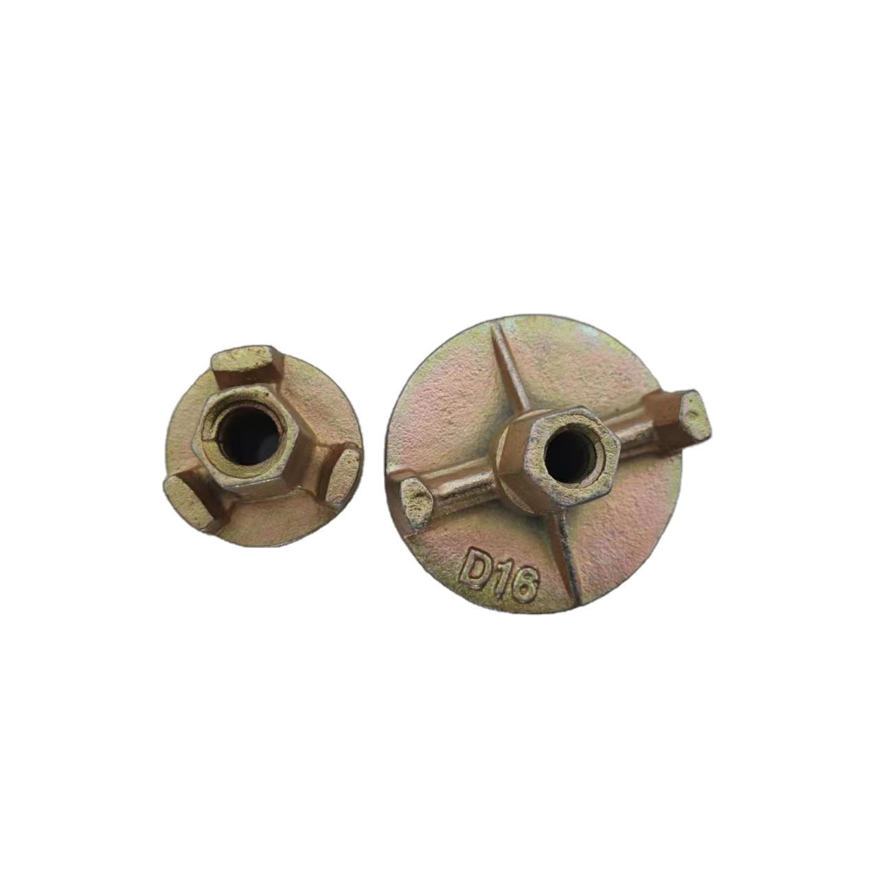 Zeemo Modern Design Square Gasket Wing Nut Construction Accessories Tie Rod Wall Stainless Steel Galvanized Steel Plate
