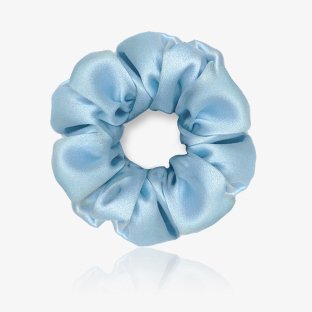 Women girls chouchou oversized designer wholesale hair ties satin real silk hair scrunchies accessories