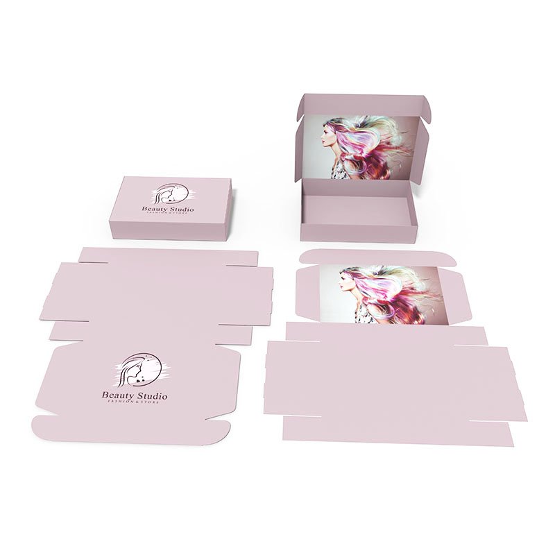 Custom Luxury Hair Packaging Boxes Wholesale Black Bundles Wig Packaging For Hair Extension Box