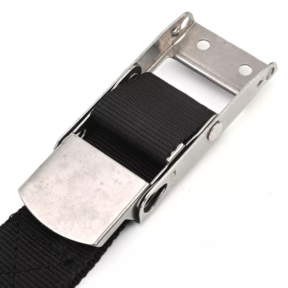 High Quality Stainless Steel Over Center Cam Buckle Straps Ratchet Tie Down WIth Flat Hook