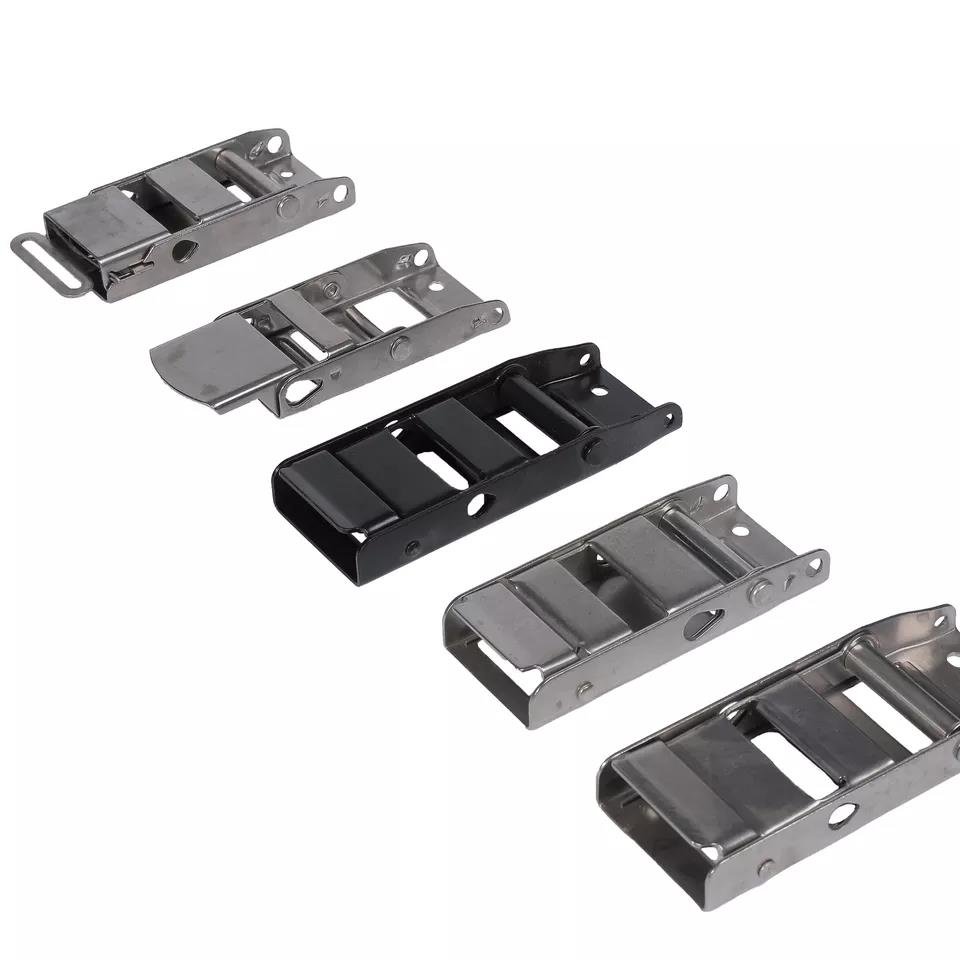 High Quality Stainless Steel Over Center Cam Buckle Straps Ratchet Tie Down WIth Flat Hook