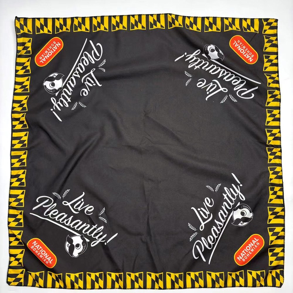 Wholesale Custom Logo Colourful Cotton Sports Square Headwear Scarf Classic Paisley Multi-Functional Bandana