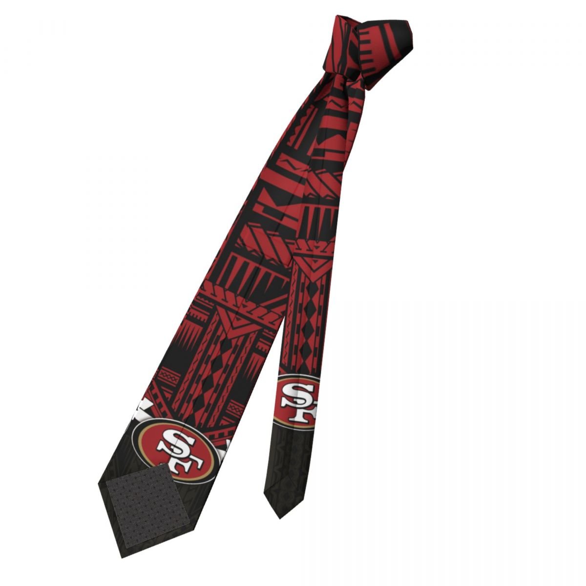 custom Polynesian soft and comfortable Silk Tie and Handkerchief Skinny Tie Men Neck Tie Set Gift Customized Silkscreen Style