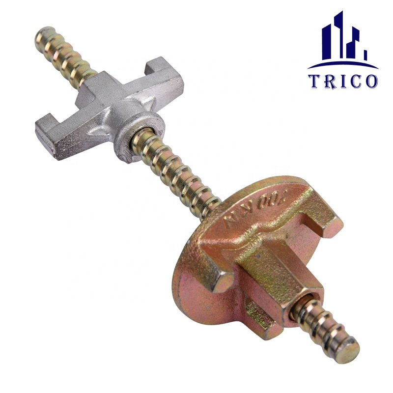 Construction Concrete Steel Formwork Tie Rod System Casting Combi Plate Wing Nut