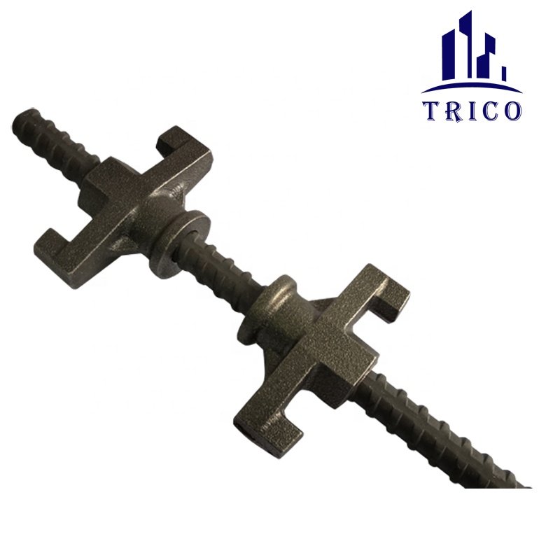 Construction Concrete Steel Formwork Tie Rod System Casting Combi Plate Wing Nut