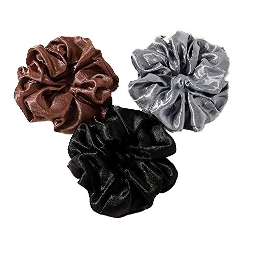 girl women satin silk hair tied ponytail holder accessories elasticity mulberry silk scrunchies