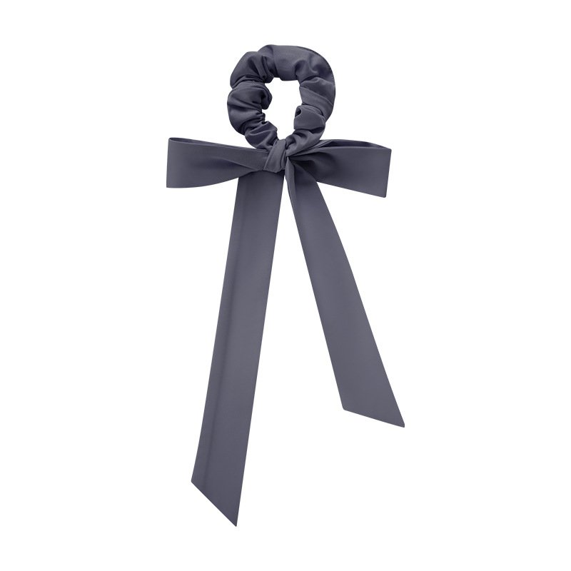 Fashion Women's Sports Elastic Hair Bands Solid Color High Elasticity Adjustable Sweat Exercise Gym Yoga Bow Hair Bands