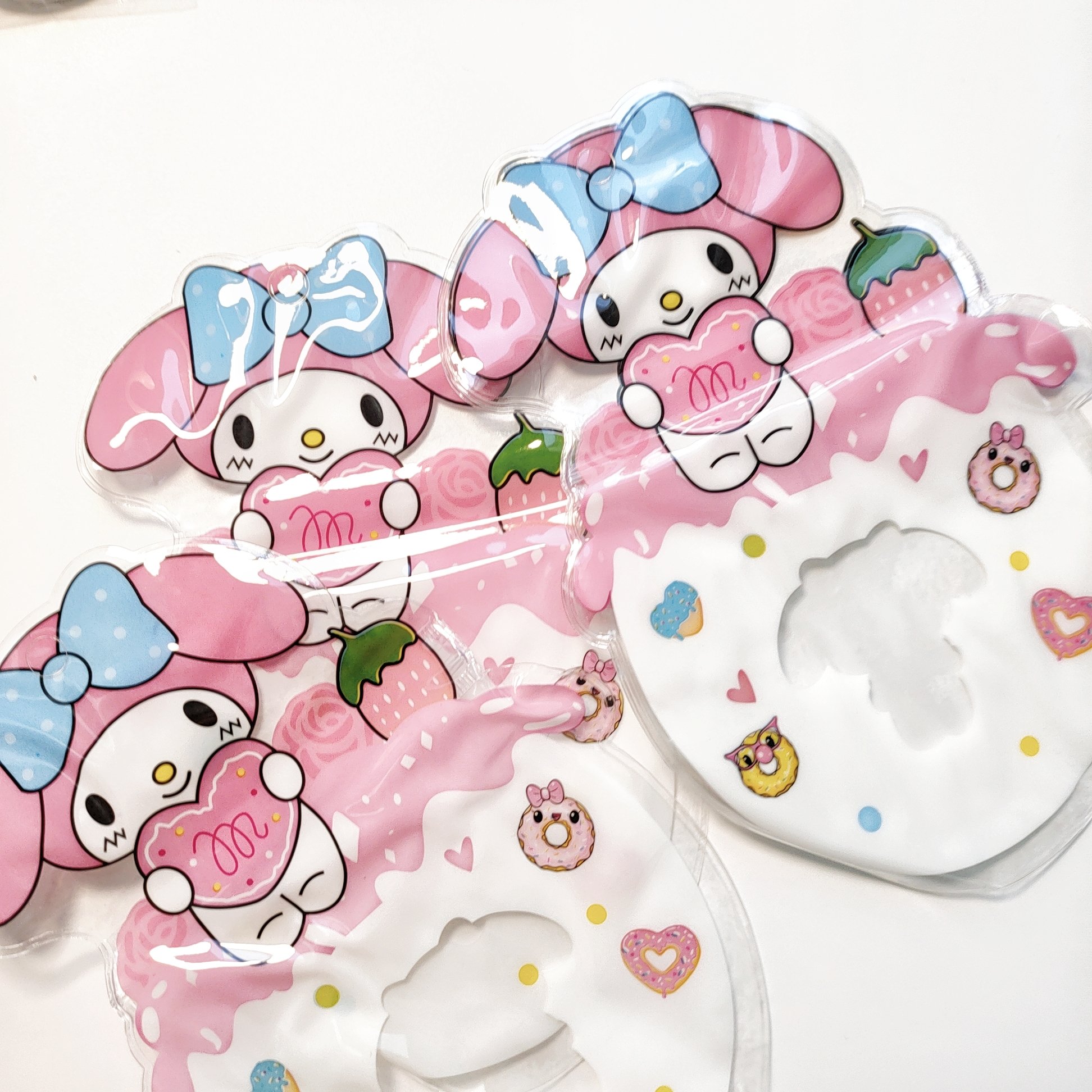 2024 popular style Kuromi Keychain Storage Cute Cartoon PVC Water-Proof Bags with Plastic Zipper Hot Stamping Reusable Features