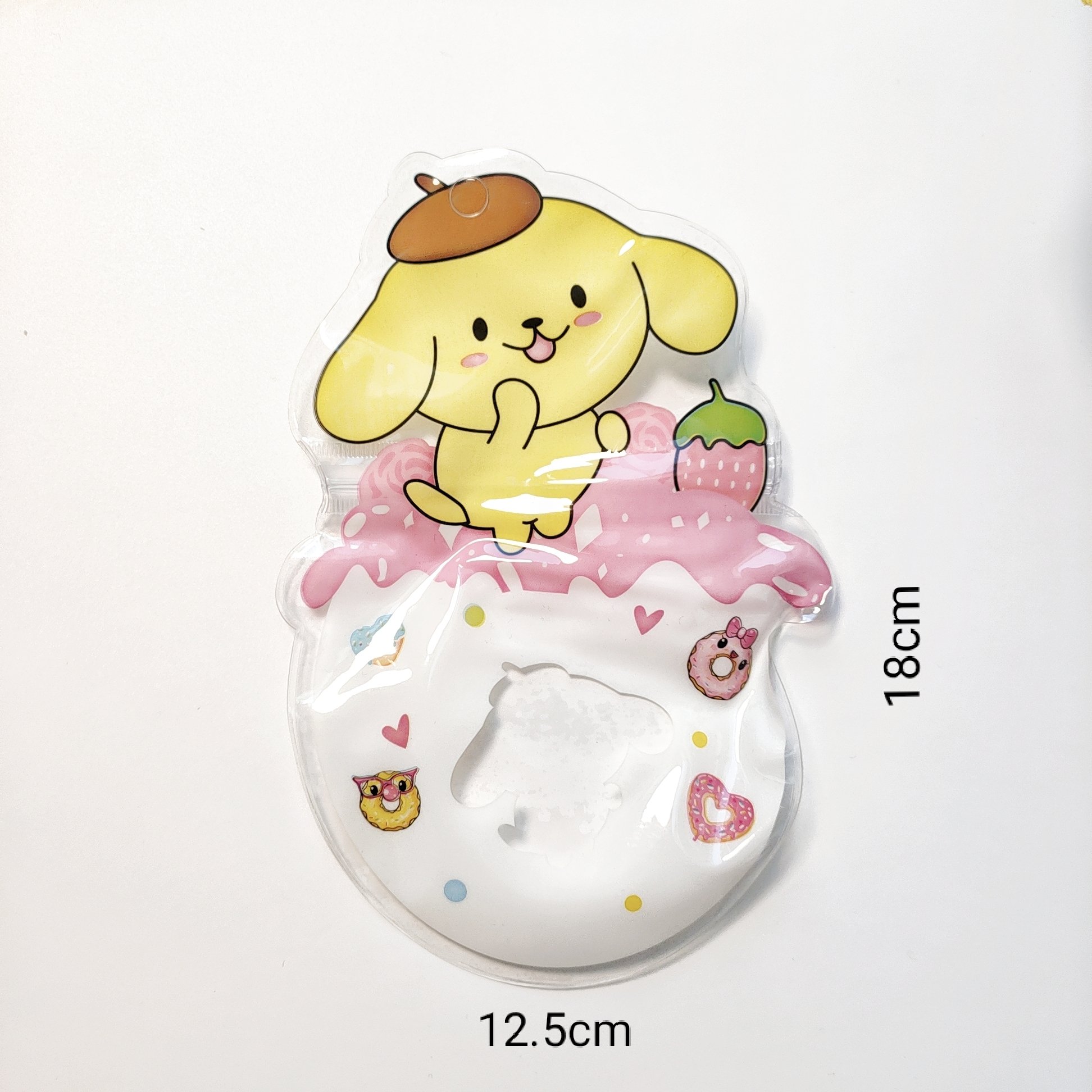 2024 popular style Kuromi Keychain Storage Cute Cartoon PVC Water-Proof Bags with Plastic Zipper Hot Stamping Reusable Features
