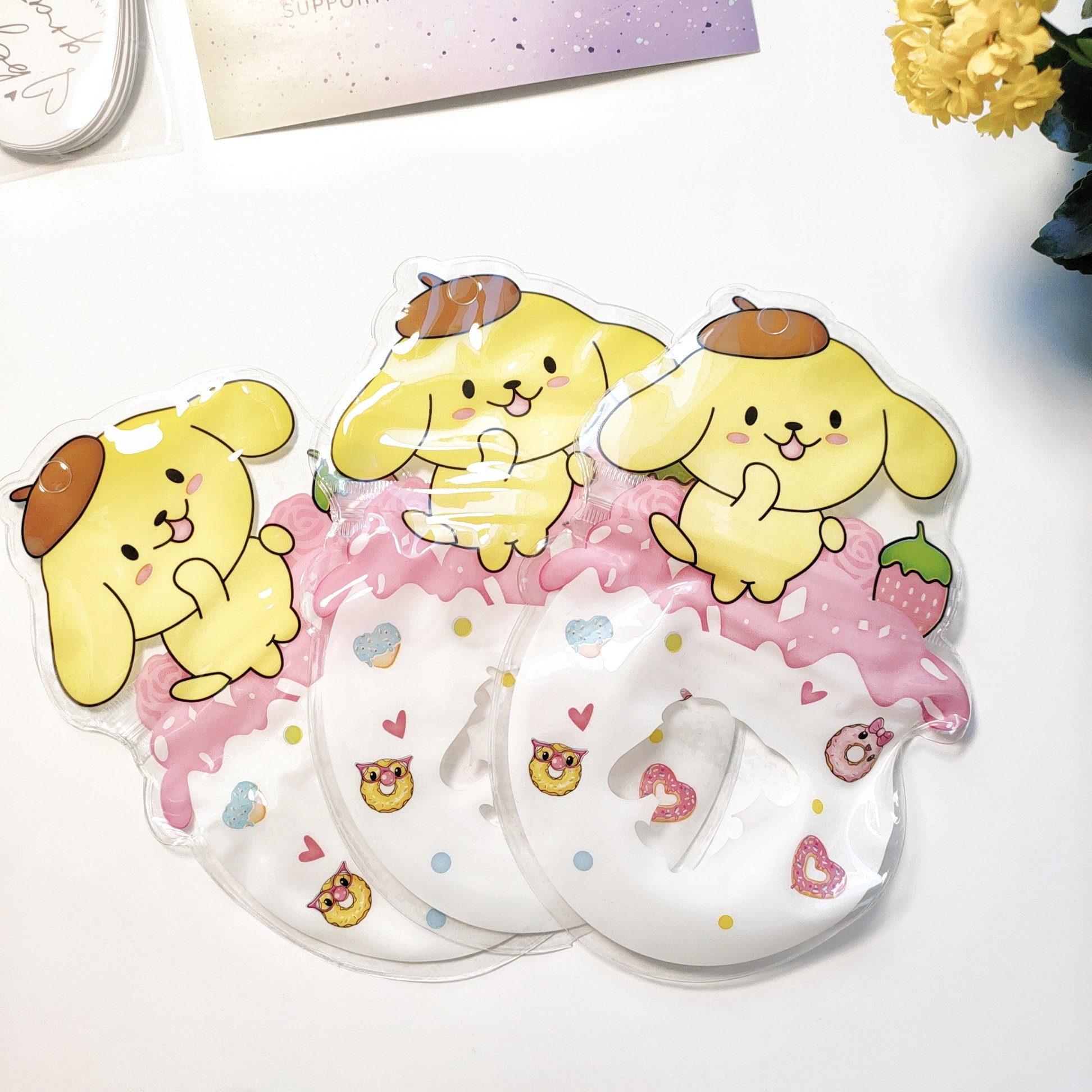 2024 popular style Kuromi Keychain Storage Cute Cartoon PVC Water-Proof Bags with Plastic Zipper Hot Stamping Reusable Features