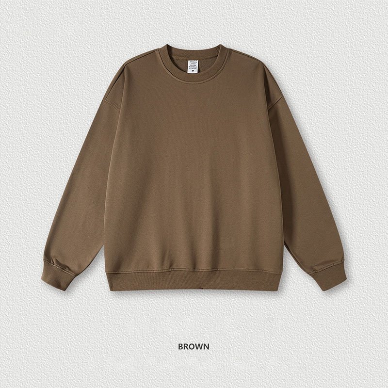 440 GSM French Terry Oversized Heavy Weight Custom Logo Sweatshirt Unisex High Quality Sweatshirt
