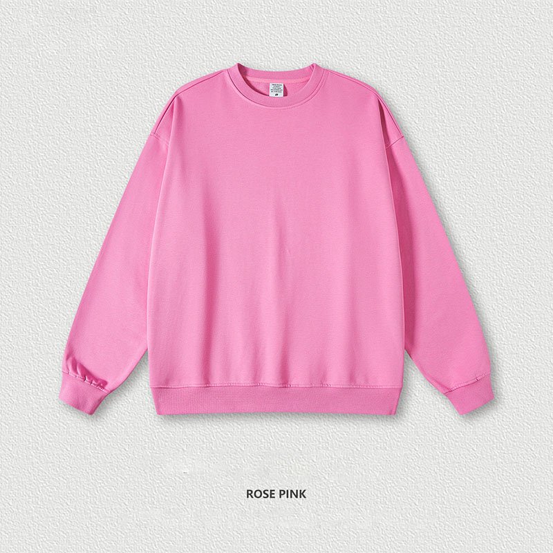 440 GSM French Terry Oversized Heavy Weight Custom Logo Sweatshirt Unisex High Quality Sweatshirt