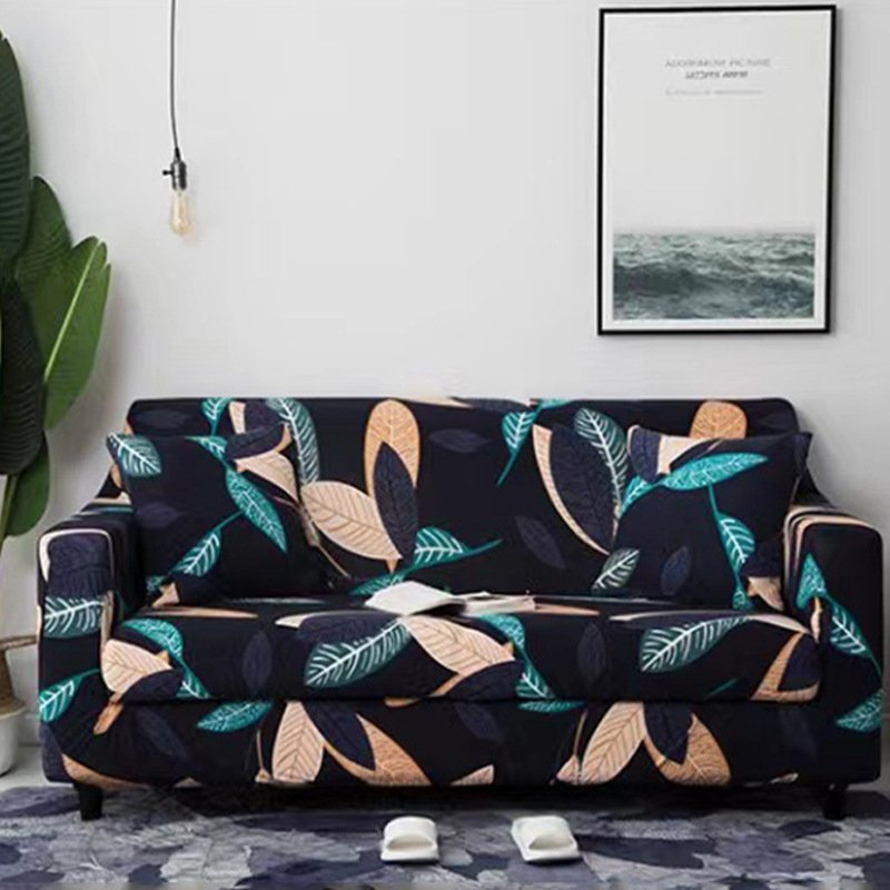 copridivano wholesale price elastic non slip with belt tie embossed jacquard fitted sofa covers stretch sofa cover