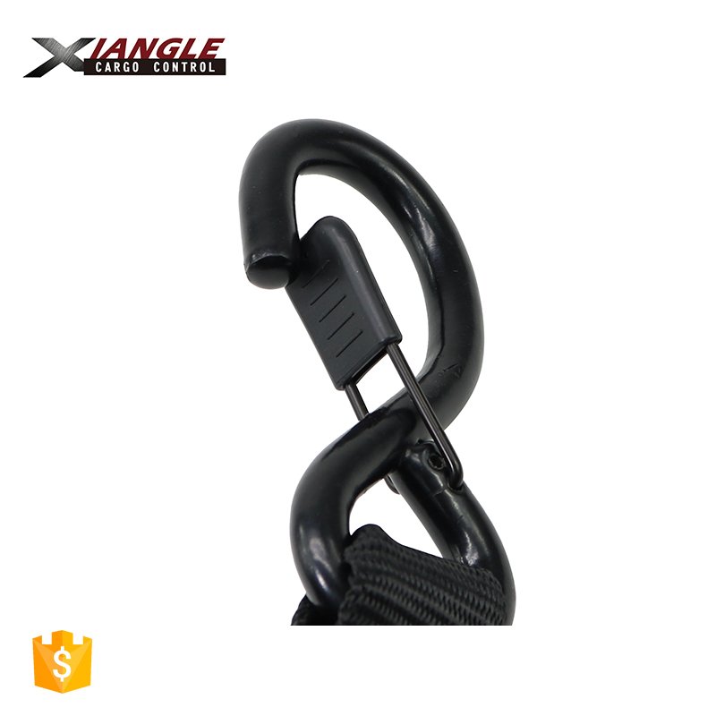 Heavy Duty 1.5 Inch 38mm 1200lbs Motorcycle Tie Down Strap with S Hooks for Cargo Lashing