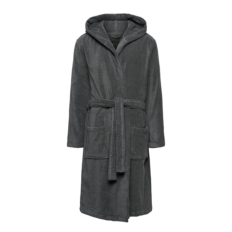 Self Tie Mens Bath Robes with Hoods Flannel Belted Hooded Luxury Robe Unisex