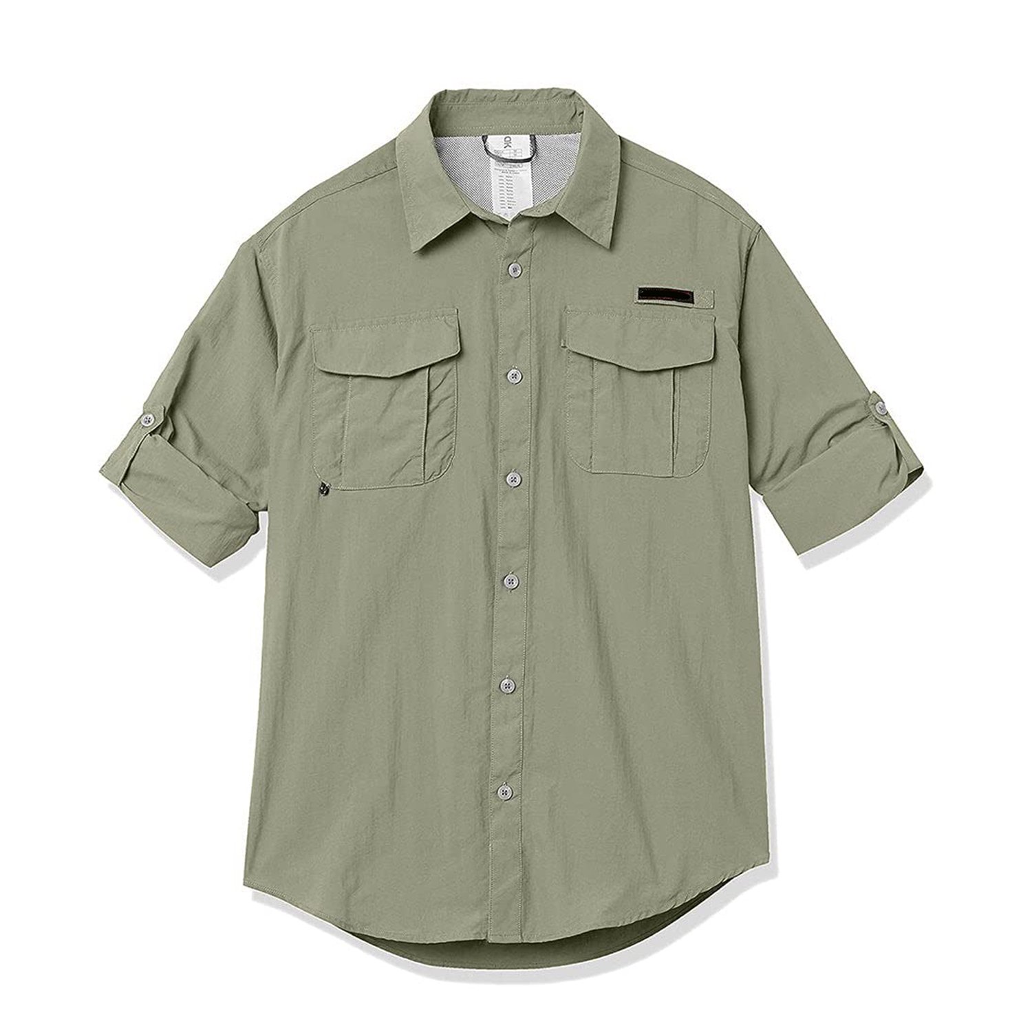 Garment Manufacturer Custom Men Long Sleeve Button Down Fishing Shirt Lightweight Quick Dry Upf50 Fishing Shirts For Men Hiking
