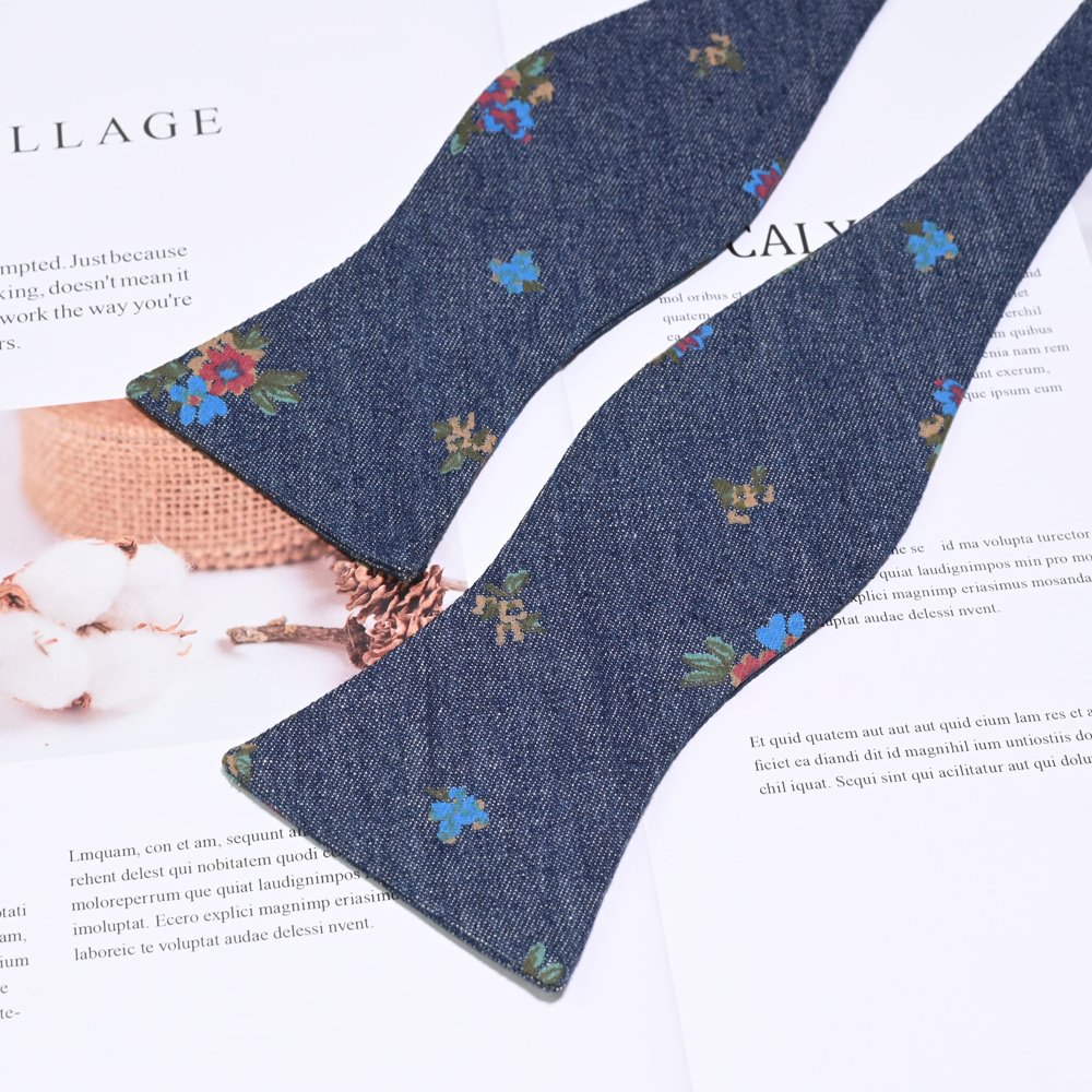 YiLi Custom Handmade Collar Butterfly Men's Bow Tie