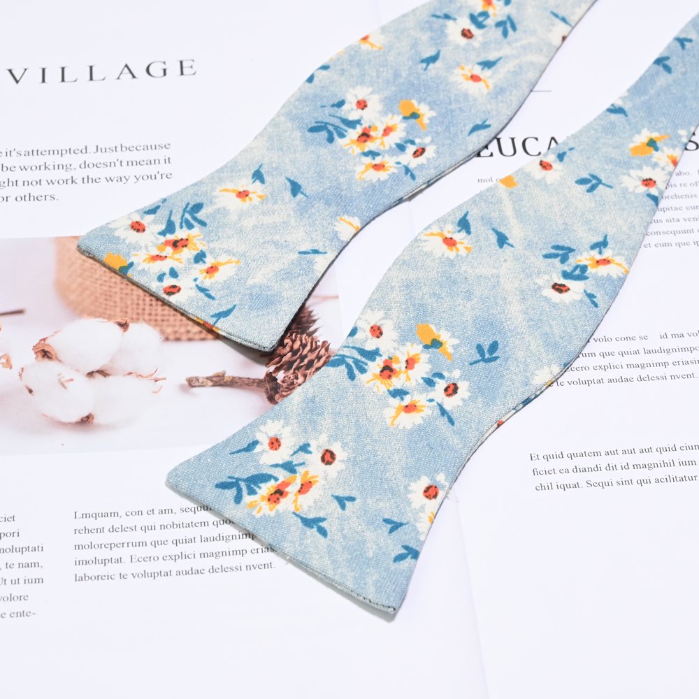YiLi Custom Handmade Collar Butterfly Men's Bow Tie