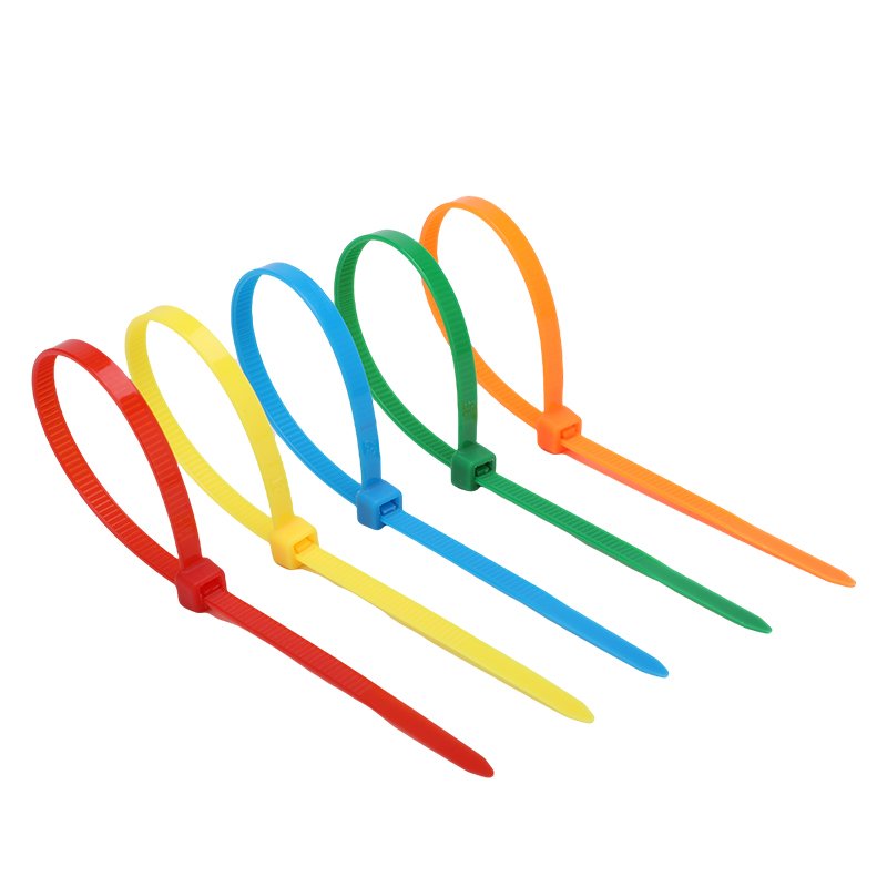 4*370mm Factory-direct sales OEM High Tensile Strength Nylon Cable Tie/Zip Multi-Size Self-Locking Red blue and Other Colors