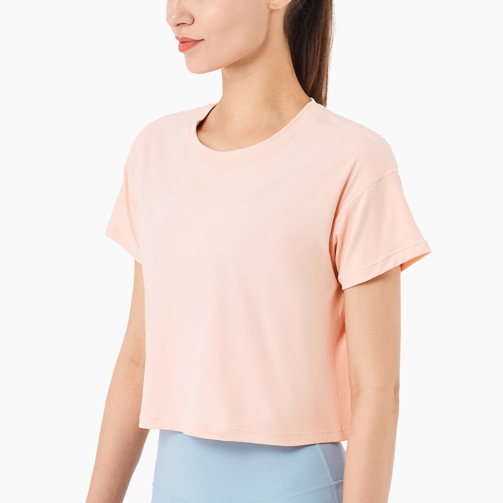 2022 Casual Sportswear Fitnesswear Lady Top Conjuntos Deportivos De Dama Ropa Deportiva Dama Gym Workout Tie Up Shirt Women