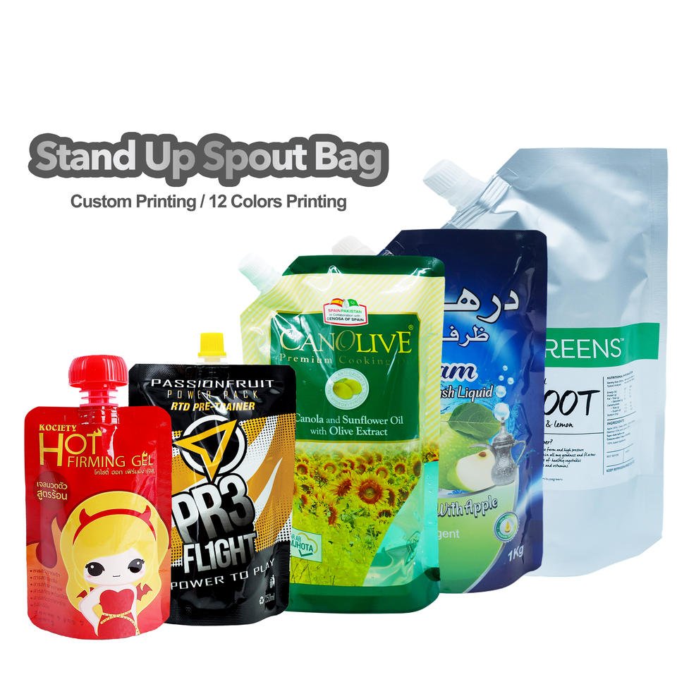 Factory OEM Food Packaging Bag Manufacturer Foil Lined Stand Up Pouch Kraft Paper Matte Glossy Finish Plastic Bag
