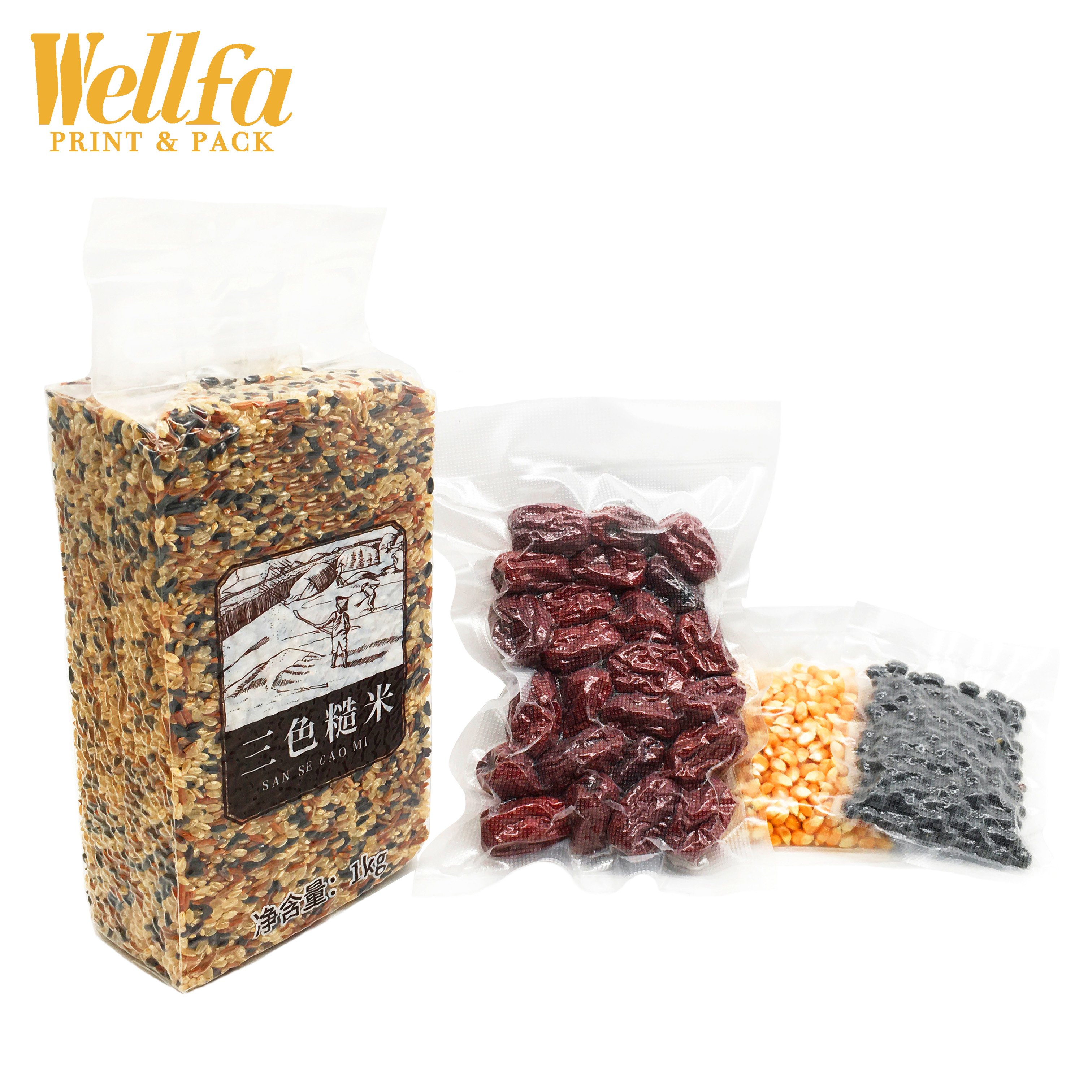 Factory OEM Food Packaging Bag Manufacturer Foil Lined Stand Up Pouch Kraft Paper Matte Glossy Finish Plastic Bag