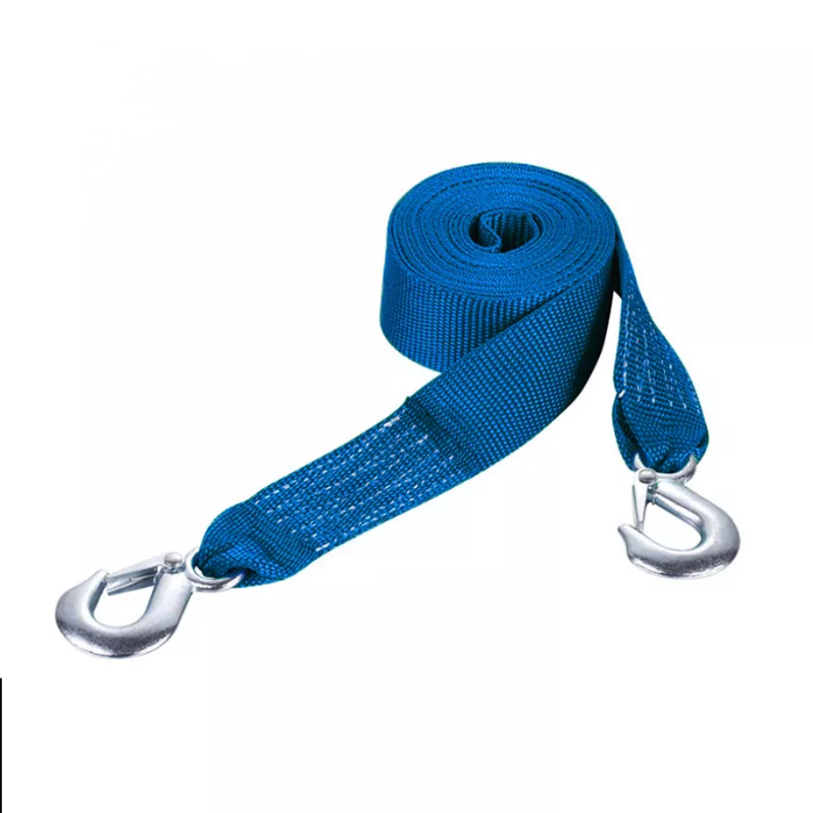 Wholesale manufacturer Emergency Tool Snap hooks 3 inch 3000kg Polyester Tow Strap