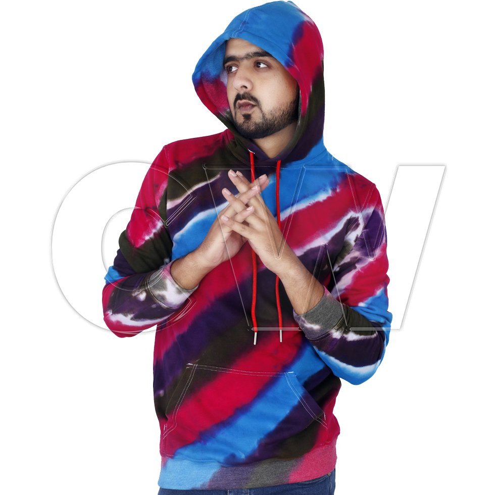 OEM 2021High Quality Men Quick Dry Sustainable Tie Dye Hoodies